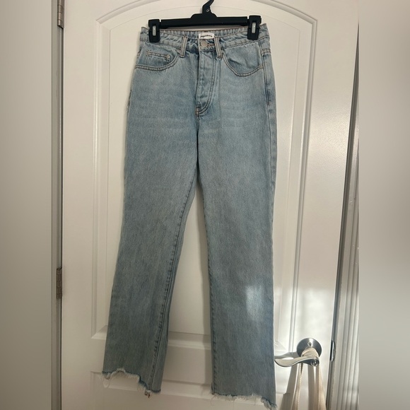 Superdown Dylan Straight Denim Jeans Vintage Blue High Waist size 26 100% cotton - Picture 3 of 12